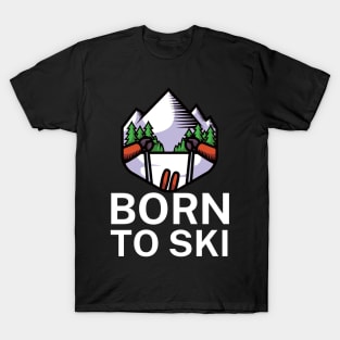 Born to ski T-Shirt